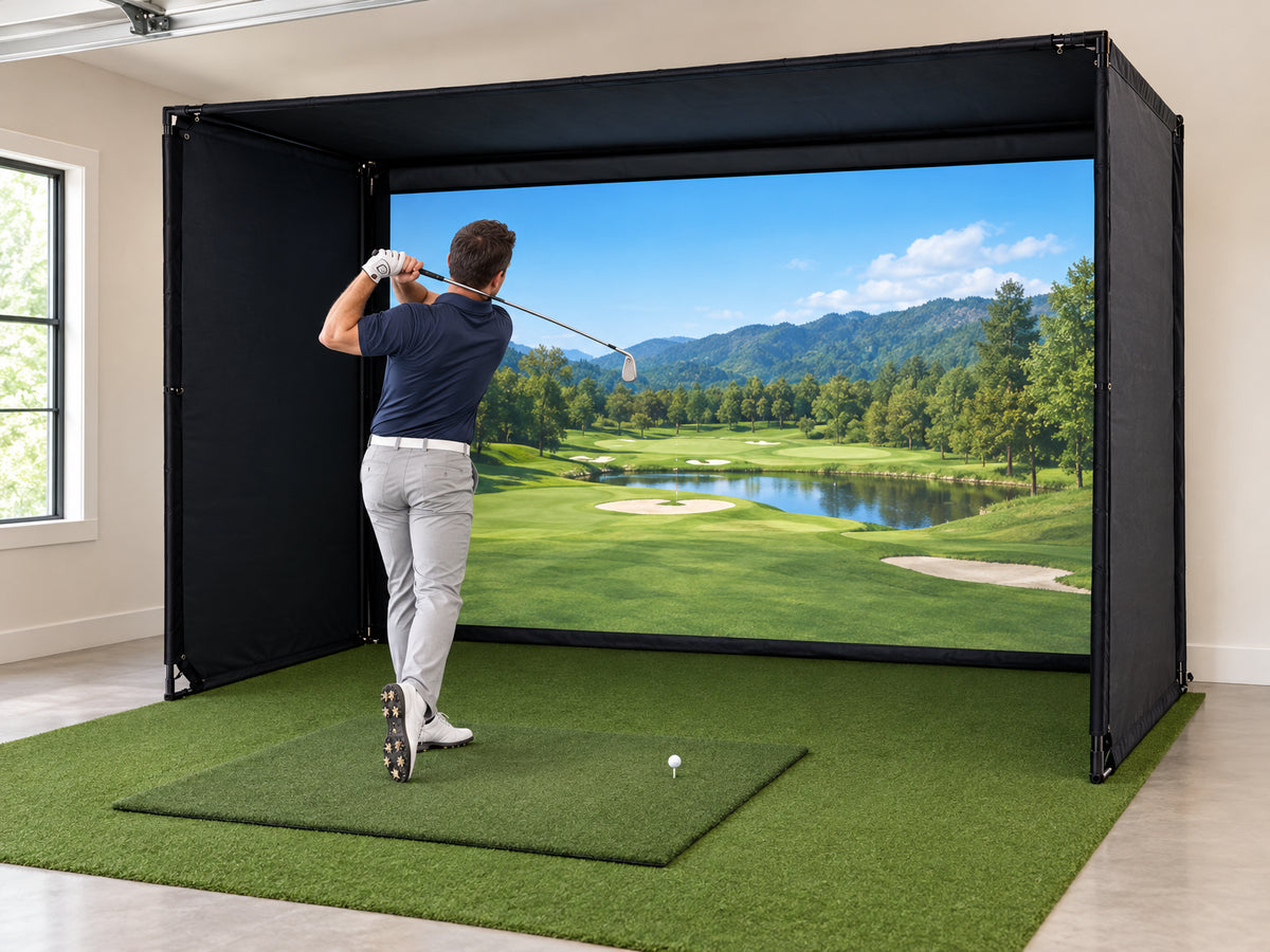 Golf Simulator Enclosure Built for