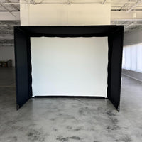 Golf Simulator Enclosure Kit – Choose 8X8 Ft, 10X8 Ft, or 12X8 Ft – Complete Frame + Enclosure + HD Impact Screen (Home Indoor/Outdoor Practice)