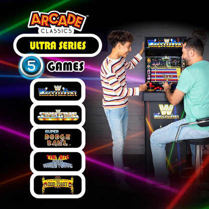 WWE Ultra Series Game Machine with 5 Games