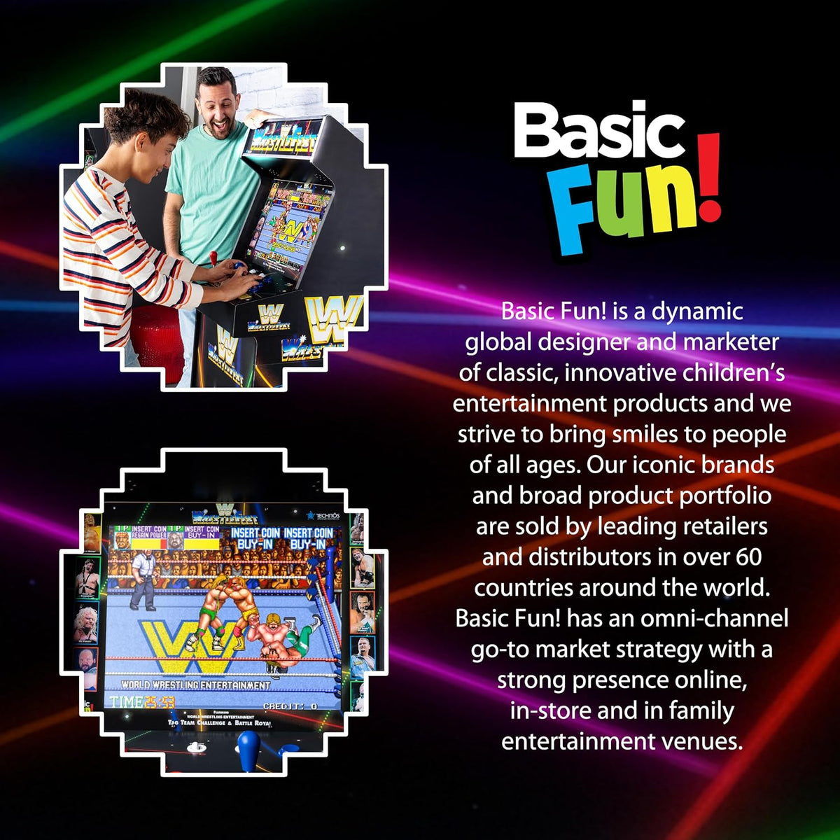 WWE Ultra Series Game Machine with 5 Games